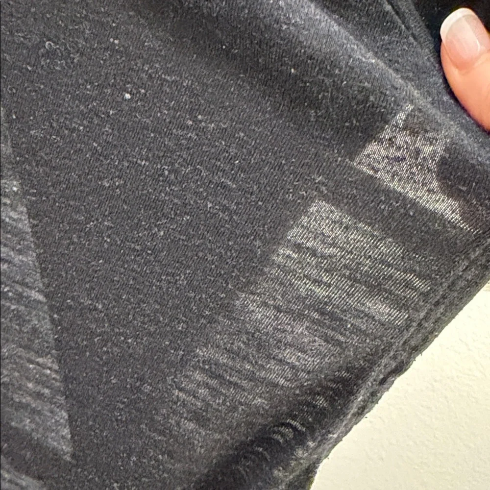 ADIDAS LOGO TANK Heathered Black Medium Gym Activewear - Picture 5 of 5